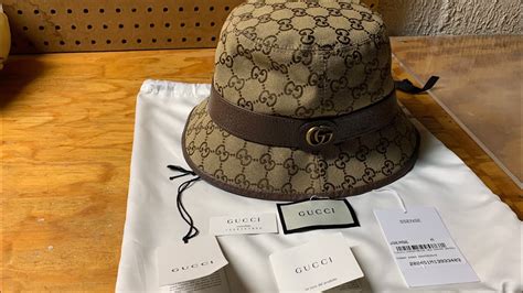 fedora men gucci replica hat|who made gucci bucket hat.